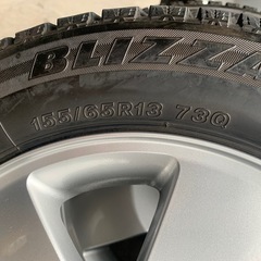 155/65 R
13スタッドレスタイヤ&ホイル4本セットの画像