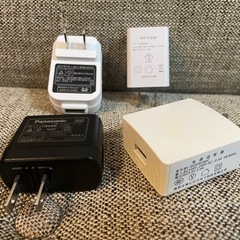 USBアダプター ACアダプター 4個セット Panasonic ドウシシャ Wall Charger 充電器 の画像