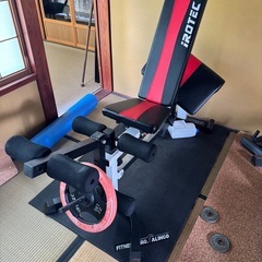 IROTEC（アイロテック）マスキュラーセットR140(パワーラック・インクラインベンチ・バーベル・ダンベル)の画像
