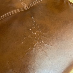 レトロ調キャスター肘付き回転椅子の画像