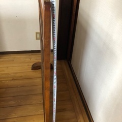 木と竹の衝立の画像