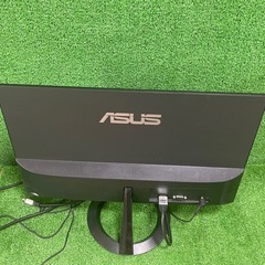ASUS製のシンプルなデザインのディスプレイ、HDMIおよびVGA接続対応の画像