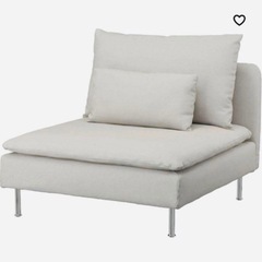 IKEA ソーデルハムン　ソファ クッション付き の画像