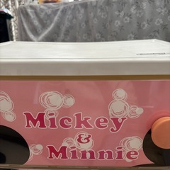 ミッキー　ミニー　ディズニー　チェスト　タンス　箪笥　収納　おもちゃ　子どもの画像