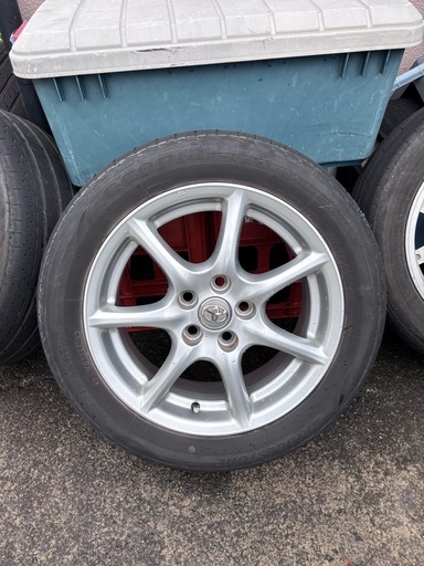 【お話し中】50系エスティマ純正17インチアルミホイール4本