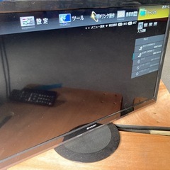 M44　SHARP 液晶テレビ LC-24P5 2017年製 24V型 リモコンありの画像
