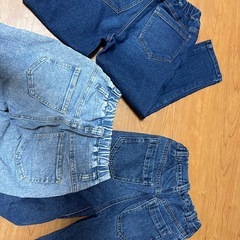美品キッズデニム110〜120の画像