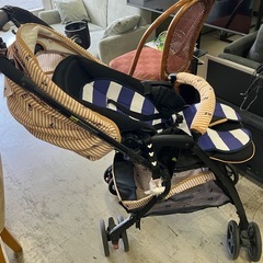 石2510-336  Smart Angel　 ベビーカー ヨーネレジェ e ミッキーマウス キズ 汚れありの画像