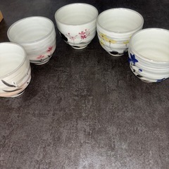 未使用　平安橘吉のお茶呑み茶碗　5個の画像