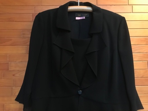 着用一度　礼服　春夏秋　ブラックフォーマル　