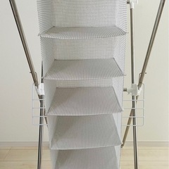 IKEA SKUBB スクップ ハンギング収納 6段、ホワイトの画像