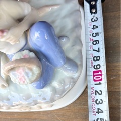 BELLWOOD 陶器 シェードランプ アンティーク調 ロココ調の画像