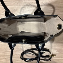 【値引交渉受付中】ハンドバッグ　ショルダーバック　2WAY クロコダイル　ブラック　OPAQUE.CLIP　　の画像