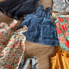 子供服中古12点　100前後のもの　女の子の画像