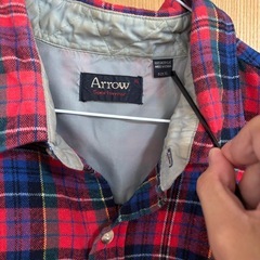 古着 80's ARROW アロー チェック シャツの画像