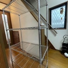 家具　スチールラック　収納　収納棚　棚　倉庫　 4段　151✖️91✖️45.5の画像