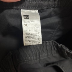 GU ブラック ペインターショートパンツ XLの画像