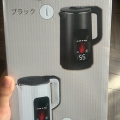 新品未開封　電気ケトルの画像