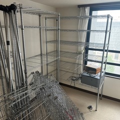 引取りのみ メタルラック バラ売り可能の画像