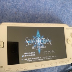 PSP本体（PSP1000）とソフトの画像