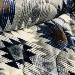 ニトリ　リバーシブルこたつ布団　90×90の画像
