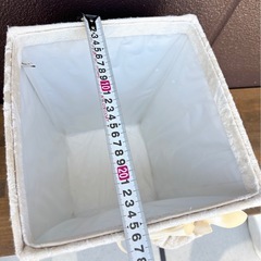 Jennifer Taylor ダストボックス ゴミ箱 ホワイトの画像