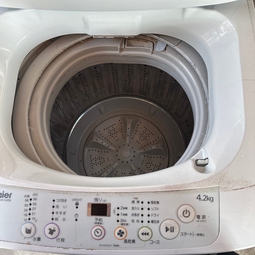 決まりました！洗濯機