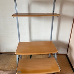 パソコンラック4段スライドの画像