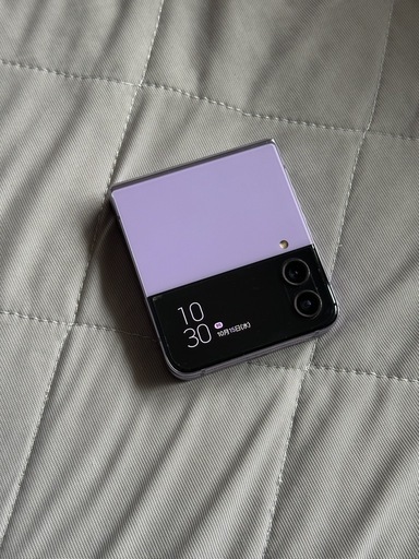 ジャンク GalaxyZFlip4 パープル 楽天simfree