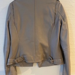 ★お値下げ★allurevile 羊革 ライダースジャケット　グレージュの画像