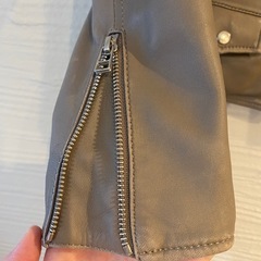 ★お値下げ★allurevile 羊革 ライダースジャケット　グレージュの画像