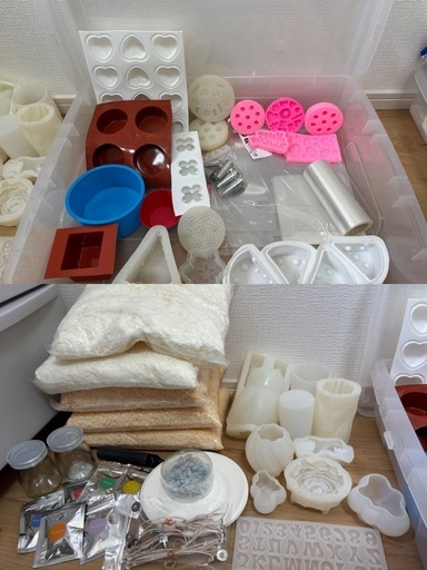 大量・本格】キャンドル作りセット ソイワックス ジェルワックス