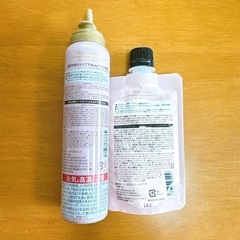 【使用品】シング 濃密炭酸ホイップ泡状パック洗顔料＆こんにゃくスクラブ入り洗い流すクリームパック スウィートローズ 2個セットの画像