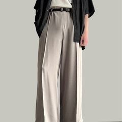 「Classical Origin」裾レース リラックスイージースラックスの画像