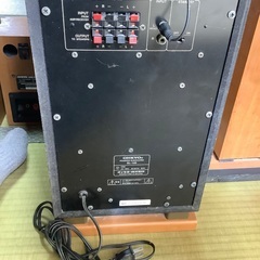 オンキョースピーカー(5)とウーファーのセット　使用品の画像