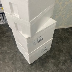 発砲スチロール 箱 クーラーボックス 蓋付き  の画像