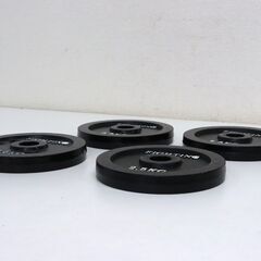 ≪ZC437ジ≫ FIGHTING ROAD/ファイティングロード プレート ブラックタイプ 2.5㎏×4/1.25㎏×4 まとめ/セット 筋トレ トレーニングの画像