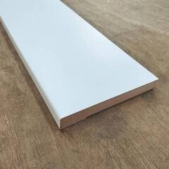 メラミンポストフォームカウンター　W470mm×　150ｍｍ　×　厚み20ｍｍ　ホワイトの画像