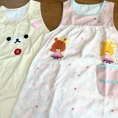 かわいいエプロン✨5点セット😍キャラクター入り🎵お得🉐まとめ売り❗️SALE✨の画像