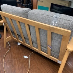 【軽トラ無料貸し出し】【ニトリ】【2人掛けソファー】【トレファク所沢店】の画像