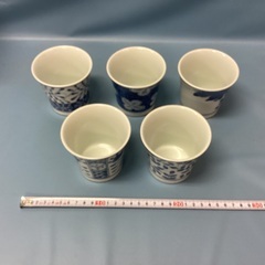 2510-9  有田焼　清秀　そばちょこ5個セットの画像