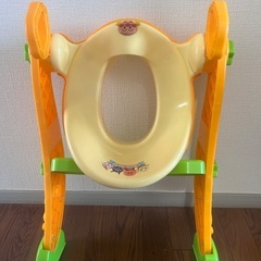 アンパンマン　ステップ付き補助便座の画像