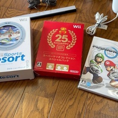 【商談中です】任天堂　Wii  本体　ソフトセットの画像