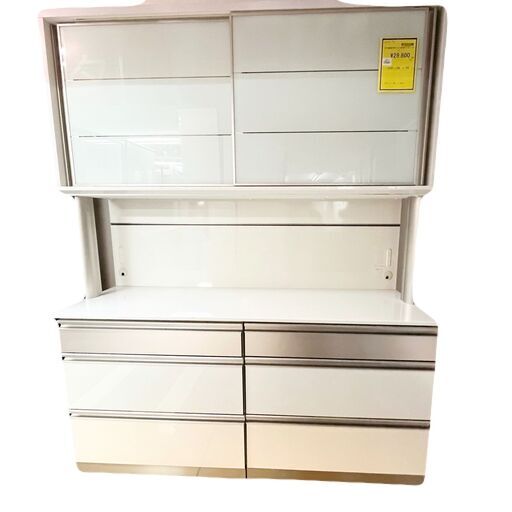 【ドリーム池田店】綾野家具　スライド扉付き　オープンボード　IKX-986