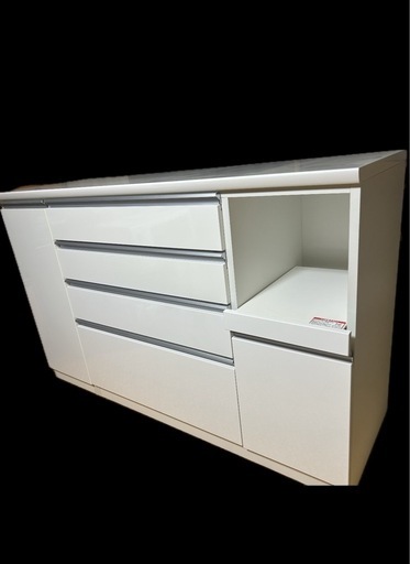 ニトリ食器棚150cm ホワイト新品未使用