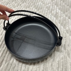 すき焼き鍋　鍋　ガス火の画像