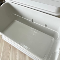 【東京練馬】無印良品　頑丈ボックス 特大 ホワイトグレー 2個セット トランクカーゴの画像