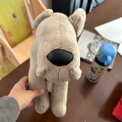 犬のぬいぐるみの画像