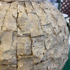 【愛品倶楽部柏店】現代アート 　石のお洒落な 壺 　高さ63cm 　ヨーロピアン　 アジアンの画像