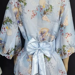 ブルー🩵着物コスプレ
の画像